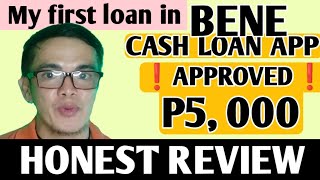 BENE ONLINE CASH LOAN APP  HONEST REVIEW  APPROVED P5000 FOR MY FIRST LOAN  Small King Vlogs [upl. by Siravart317]