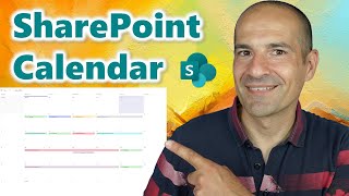 📆How to create a modern and colorful calendar view in SharePoint [upl. by Eednak]