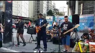 Punk de Rua Tumultos Urbanos musica Eu amo Você tocando na Paulista em 2019 [upl. by Joy]