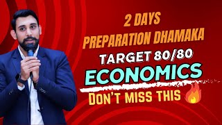 2 Days Prep Dhamaka  Target 8080 Economics  Must Watch [upl. by Leiahtan850]