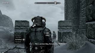 Skyrim How To avoid killing Paarthurnax [upl. by Armalda]