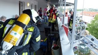 Einsatzübung Feuerwehr Leichlingen 28052013 [upl. by Lyrradal]