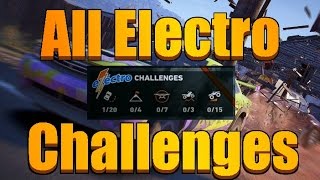 Ghost Recon Wildlands  All Electro Challenges In Narco Road DLC Drift Stunt Jump And Trials Tips [upl. by Pratte]