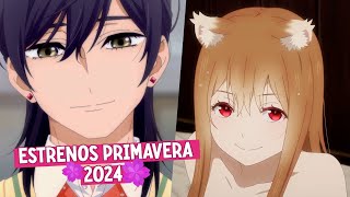 🌸 Animes para ver en la TEMPORADA PRIMAVERA 2024 🌸 [upl. by Rheba]