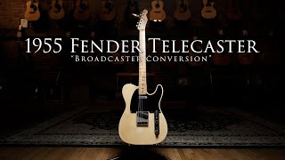 1955 Fender Telecaster quotBroadcasterquot [upl. by Radnaxela]