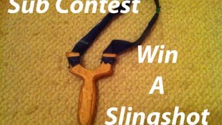 Sub Contest CLOSED  Win a Slingshot  MyGunFreaks Channel [upl. by Notsecnirp]