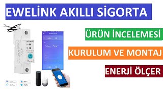 SMTONOFF Akıllı Wifi Enerji Ölçer Sigorta Ürün İncelemesi ve Kurulumu [upl. by Sayer]