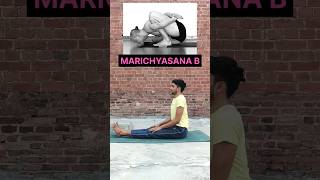 MARICHYASANA B marichyasana yoga yogaposes ytshorts explore shorts foryou [upl. by Izy]