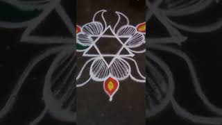 Diwali special rangoli designsfestival muggulutrendingshort videochitty creative designs😍 [upl. by Imalda263]