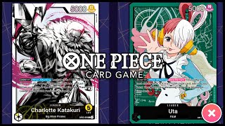 KATAKURI vs UTA  PARTIDA COMENTADA EN ESPAÑOL  ONE PIECE CARD GAME en Español [upl. by Koorb]