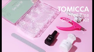 Really easy to use nice little starter kit TOMICCA nail extension kit [upl. by Alyahsat352]