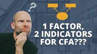 1 Factor 2 Indicators in CFA Can It Work [upl. by Nahtahoj]