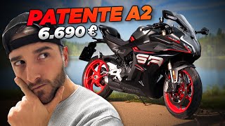 MOTO PER PATENTE A2 🔥 CFMOTO 450 SRS con Alessia [upl. by Hugibert]