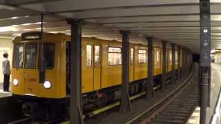 UBahn Berlin  UBahnhof TheodorHeussPlatz U2 HD 1080p [upl. by Boaten]