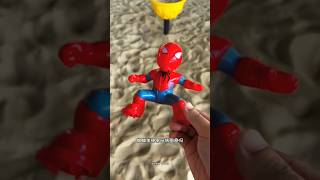 Spiderman ने attack किया 😂mini wood toy woodworking art skills wood  handcrafts  shorts [upl. by Lednar411]