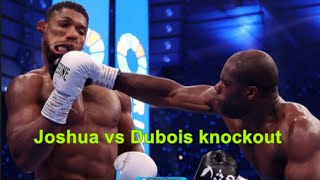 Anthony Joshua suffers second knockout defeat as he falls to Daniel Dubois in British title fight [upl. by Marceau220]