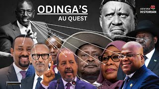 RAILA ODINGAS AU QUEST  How Kenyas former prime minister can become chairperson of AU commission [upl. by Simon]