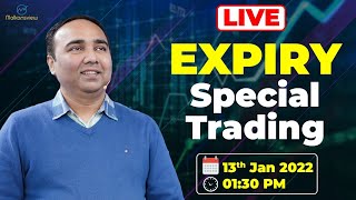 Live Expiry Special Trading with Vishal B Malkan [upl. by Niraa]