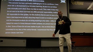 Deion Sanders RIPS Colorado players after reading a note from a professor  ESPN College Football [upl. by Ahsienet]