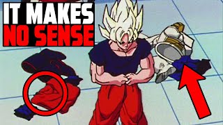 Why Gokus Clothes make NO SENSE in Dragon Ball Z [upl. by Haziza]