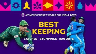 Best wicketkeeping from Cricket World Cup 2023 [upl. by Zobe]