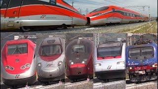 Treni Alta Velocità in corsa 62017 AV RomaFirenze Frecciarossa1000 doppio Frecciarossa italo [upl. by Klarika936]