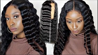 How To Crimp Hair on Weave under 10 minutes EASY TUTORIAL Glueless Lace Wig Install Ft Tinashe Hair [upl. by Vina]