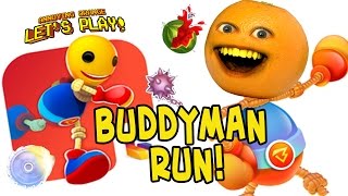 Annoying Orange Plays  Buddyman Run [upl. by Itnahs]