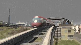 Cities Skylines  City Monorail ride [upl. by Ynnel]