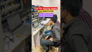 Best plc scada training Institute shorts shortvideo plc plctraininginstitute plctraining scada [upl. by Fotina]