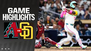 Dbacks vs Padres Game Highlights 6724  MLB Highlights [upl. by Anwadal]