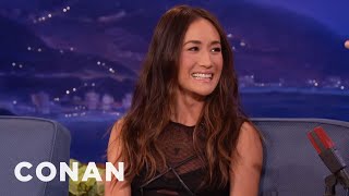 Maggie Q Is All About Female Independence  CONAN on TBS [upl. by Dorran]