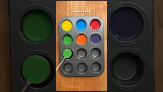 Creating 9 colors with three primary colors 🎨 drawing asmr art [upl. by Otte]