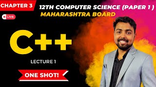 Chap3 C  One Shot part1 HSC Computer Science  Maharashtra Board [upl. by Harobed]