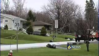 Strong winds bring down power lines knock out power [upl. by Nnyleuqcaj355]