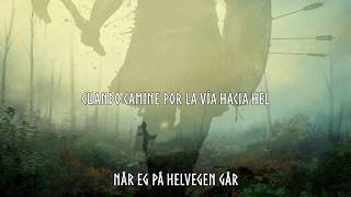 Wardruna  Helvegen Lyrics  Sub Español [upl. by Ramoh464]