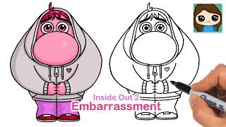 How to Draw Embarrassment Easy  Inside Out 2 [upl. by Giacamo798]