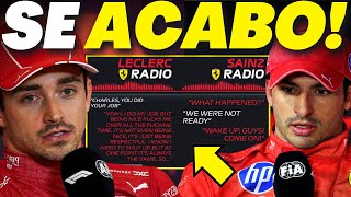 ¡LECLERC EXPLOTA Por RADIO Contra CARLOS SAINZ En El GP DE LAS VEGAS POR ESTO [upl. by Sheline]