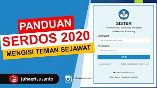 Panduan serdos 2020 teman sejawat [upl. by Joacimah667]