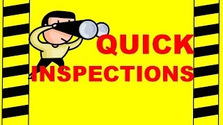 Quick Inspections  Safety Training Video  Inspect Workplace Prevent Accidents [upl. by Wolfe]