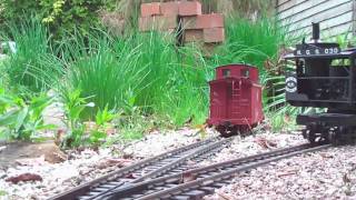 Bachmann K27 with Work Train in Garden [upl. by Zeena862]