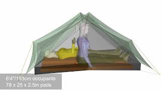 Tarptent Dipole 2 DW 3D Rotation [upl. by Osmond]