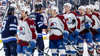 The Avalanche ground the Jets in 5 games on to Round 2 [upl. by Osmo]