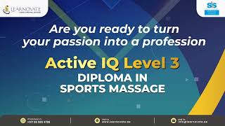 Active IQ Level 3 Diploma in Sports Massage  Transform Your Passion into a Wellness Career [upl. by Glen]