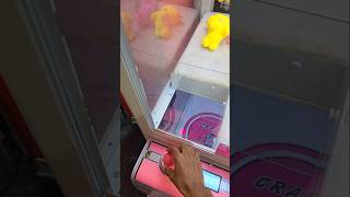 Omg claw machine 😍 😳 How to play claw Machine shorts namco arcade pacman hack clawmachine [upl. by Kenlee]