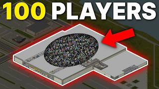 I Trapped 100 Players in the Project Zomboid Mall [upl. by Calvano]