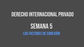 Los Factores de Conexión [upl. by Ole]