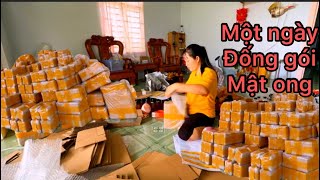 Một ngày đống gói Mật Ong đơn hàng cuối mùa Mật kết thúc mùa Mật Ong ngocmaivlog [upl. by Agnes]