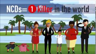 Noncommunicable diseases explained in one minute [upl. by Fernandez]