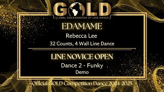 GOLD 2024 Line Novice Open  Dance 2 Funky quotEdamamequot  Demo with music [upl. by Brine]